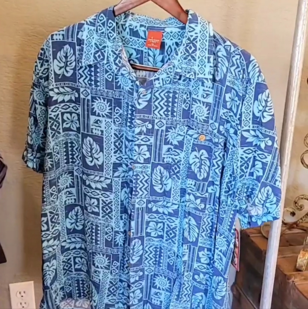 Blue Hawaiian Shirt